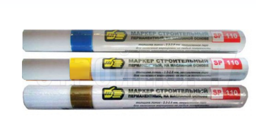 Маркер-краска строительный 4мм черный / 888 3007021