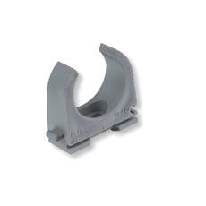 Держатель-клипса универсальная 20мм. серая 250 шт