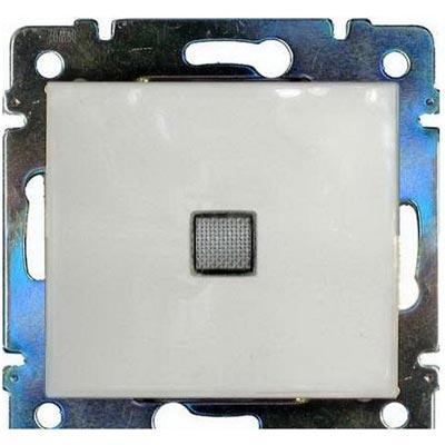 Legrand Valena  Белый Переключатель механизм 1-клавишный с подсветкой 10А /774426 (кратно 10)