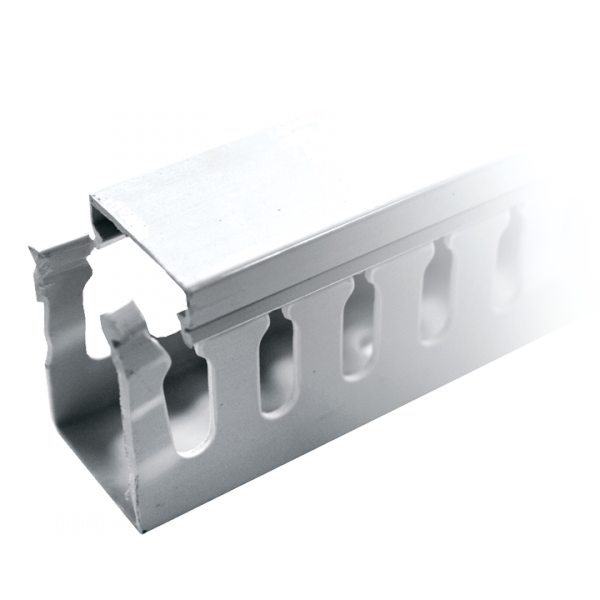 Кабель-канал перфорированный  25х25 серый  EKF PROxima