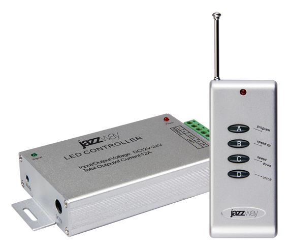 Контроллер Jazzway RGB  ZC-2000RC 12V 3x4A =144Вт (RF) .3327392
