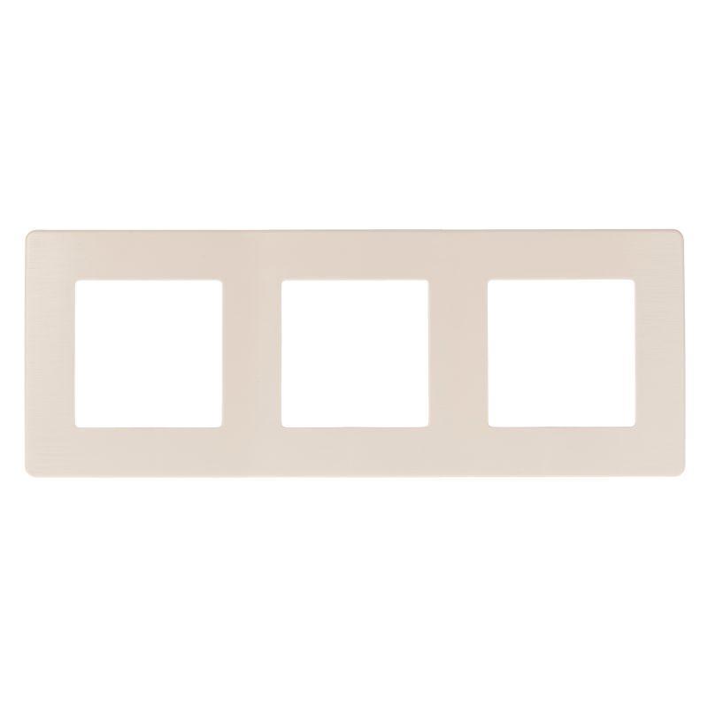 Рамка 3-м 12-5103-02 сатин сл. кость Эра Б0052520